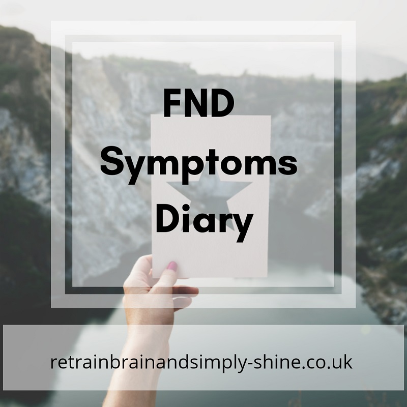 Retrain Brain and Simply-Shine - FND Symptoms Diary